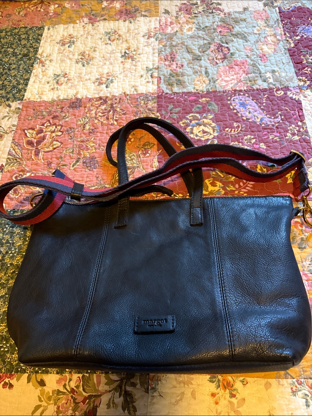 New Margot New York Black Soft Leather Bag